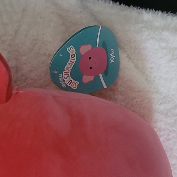 KYLA 🐘 UK Exclusive Pink Elephant Original Squishmallow by Kelly Toy ☆》NWT《☆ - Picture 2 of 4